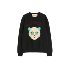 발렌티노 르 샤 드 라 메종 패치 울 & 코튼 스웨터