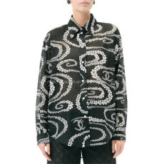 샤넬 25 코코비치 컬렉션 셔츠 블랙