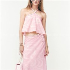 샤넬 25 코코 비치 컬렉션 탑 라이트 핑크