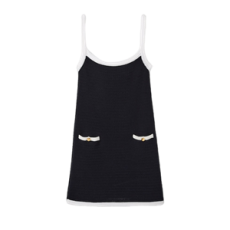 구찌 파인 코튼 드레스