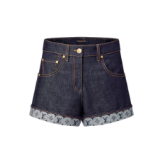 루이비통 커프드 헴 데님 미니 쇼츠