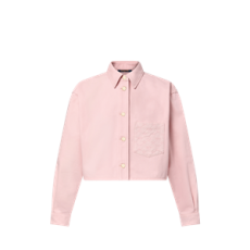 루이비통 크롭드 데님 셔츠