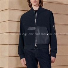 에르메스 가죽 레일 자켓