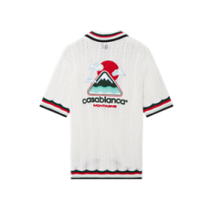 카사블랑카 웨이비 마운틴 크로셰 셔츠