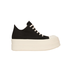 릭오웬스 다크쉐도우 포터빌 더블 범퍼 로우 스니커즈 13온즈 오버다이드 데님 블랙 밀크