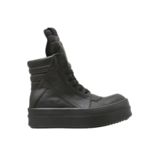 릭오웬스 레더 메가 범퍼 지오바스켓 블랙