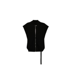 릭오웬스 슬리브드 집업 코튼 자켓