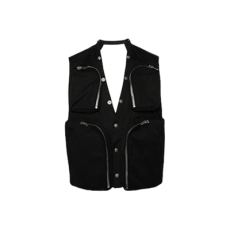 릭오웬스 카고 베스트 블랙