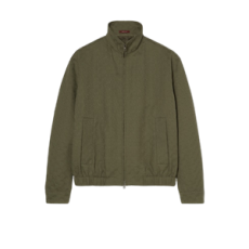 구찌 GG 캔버스 봄버 자켓 포레스트 그린