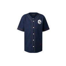 루이비통 니티드 쇼트 슬리브드 베이스볼 셔츠