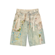 아크네 스튜디오 데님 쇼츠 루즈 핏