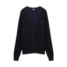 로에베 울 가디건 블루