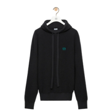 로에베 후디 울 블랙