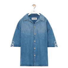 로에베 아나그램 데님 셔츠