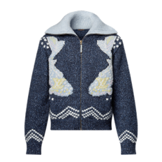 루이비통 지퍼 니티드 블루종