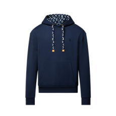 루이비통 코튼 후디 네이비 블루