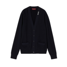 구찌 인타르시아 실크 코튼 가디건