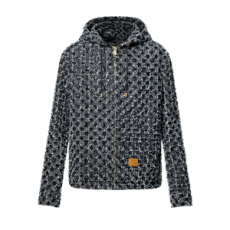 루이비통 모노그램 플록 데님 후디