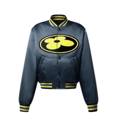 루이비통 새틴 베이스볼 블루종