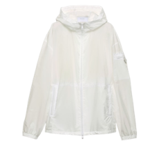프라다 리나일론 자켓 화이트