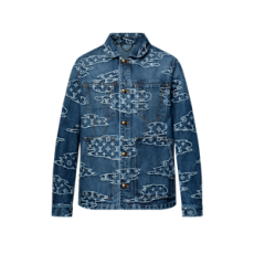 루이비통 모노그램 데님 워크웨어 블루종