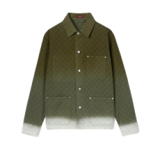 구찌 GG 코튼 데님 자카드 셔츠