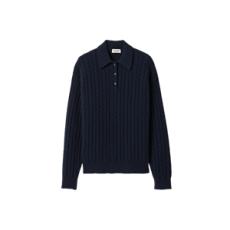 미우미우 캐시미어 니트 폴로 셔츠