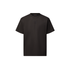 루이비통 엠보스드 LV 티셔츠 블랙