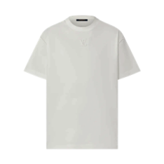 루이비통 엠보스드 LV 티셔츠 화이트