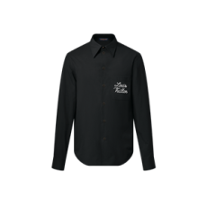 루이비통 엠브로이더드 시그니처 롱 슬리브드 셔츠