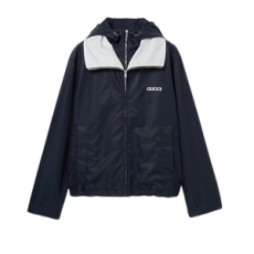 구찌 패치 나일론 트윌 재킷