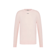 디올 Paris 라벨 스웨터 핑크 울 저지