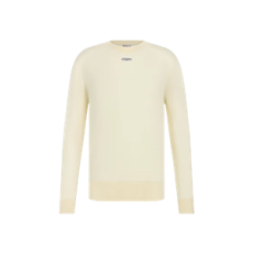 디올 Paris 라벨 스웨터 오프 화이트 울 저지