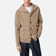 보테가베네타 컴팩트 울 가디건 스패로우