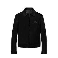 루이비통 레더 믹스 블루종