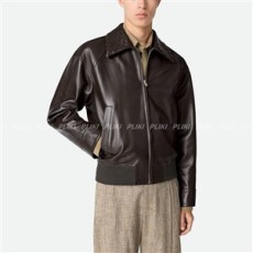 보테가베네타 가죽 블루종 폰단트