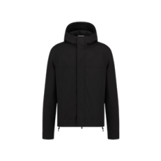 디올 Christian Dior Couture 후드 재킷 블랙 테크니컬 패브릭