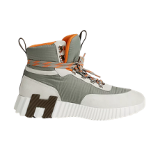 에르메스 클림브 스니커즈 립스탑 패브릭 스웨이드 고트스킨 & 에뚜쁘 블랑