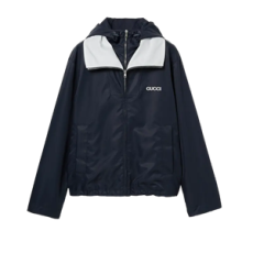 구찌 패치 나일론 트윌 재킷