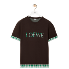 로에베 울 코튼 반팔 티셔츠