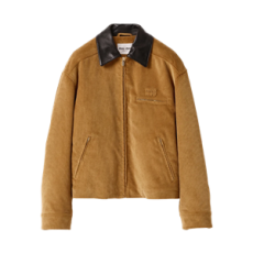 미우미우 패딩 코듀로이 블루종 발레이