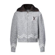 루이비통 지퍼 니티드 블루종