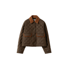 미우미우 퀼팅 기능성 퐁제 블루종 재킷