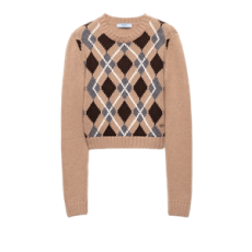 프라다 캐시미어 크루넥 스웨터