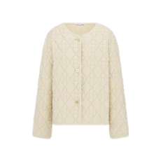 디올 DiorAlps 까나쥬 재킷 화이트 울 캐시미어 블렌드 니트