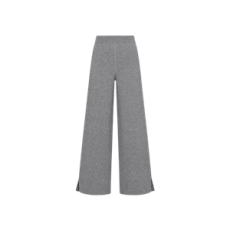 디올 플레어 팬츠 그레이 Dior Oblique 모티브 캐시미어 블렌드 니트