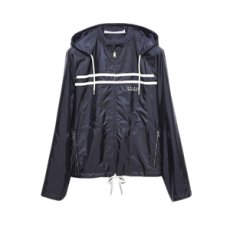 프라다 리나일론 재킷 블루 화이트