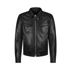 톰포드 램스킨 레더 블루종 자켓 블랙