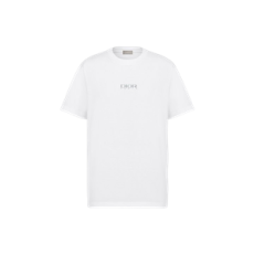 디올 루즈핏 티셔츠 DIOR AND DECENTE 화이트 코튼 저지