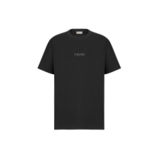 디올 루즈핏 티셔츠 DIOR AND DECENTE 블랙 코튼 저지